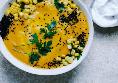 Carrot and Sweet Corn Soup